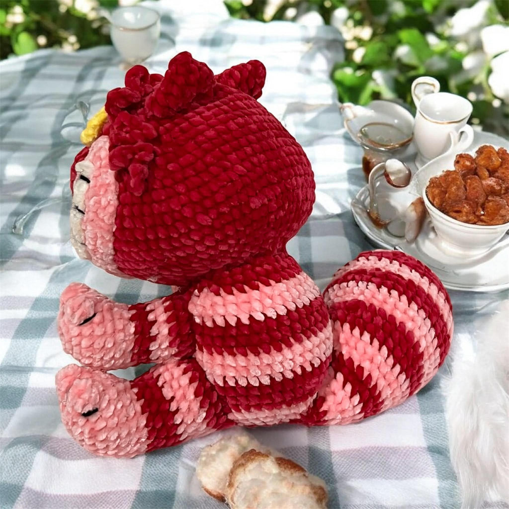 Cheshire Cat Crochet Plush - Alice in Wonderland