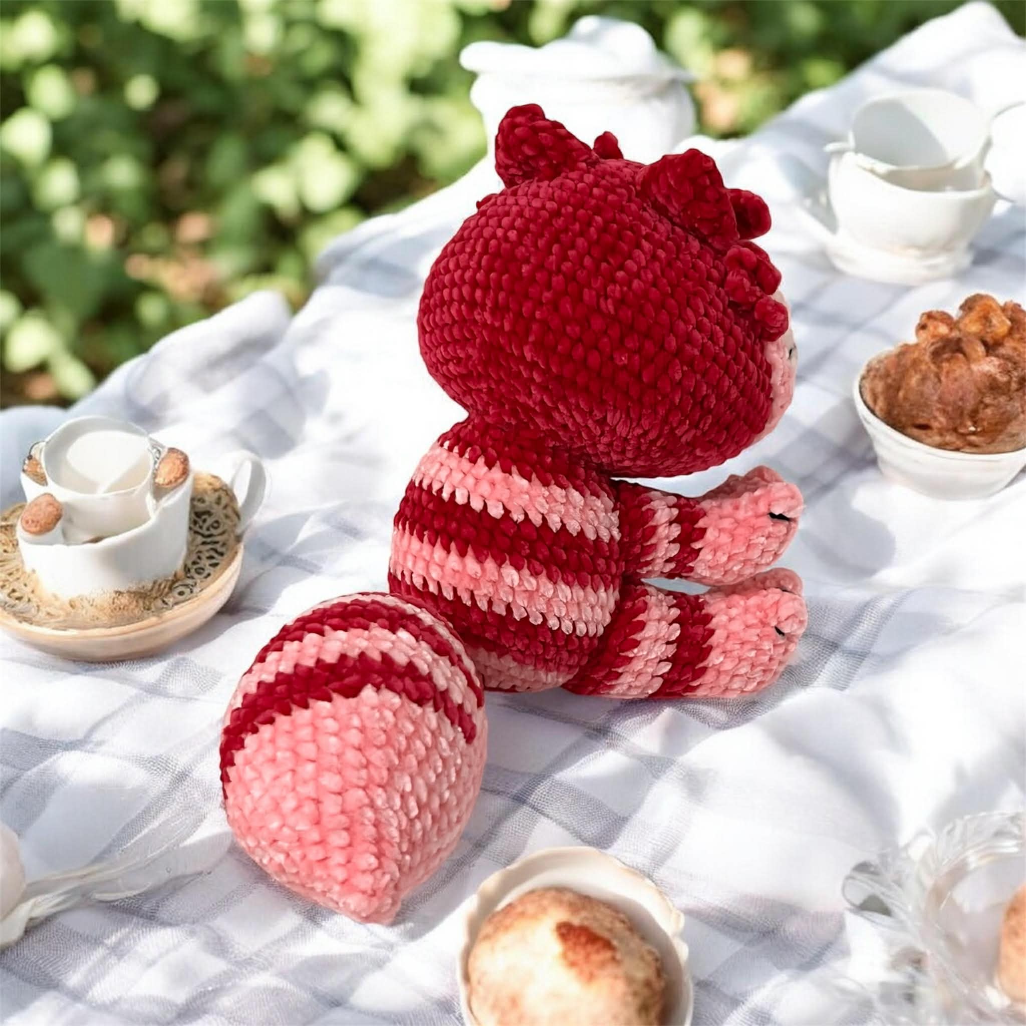 Cheshire Cat Crochet Plush - Alice in Wonderland